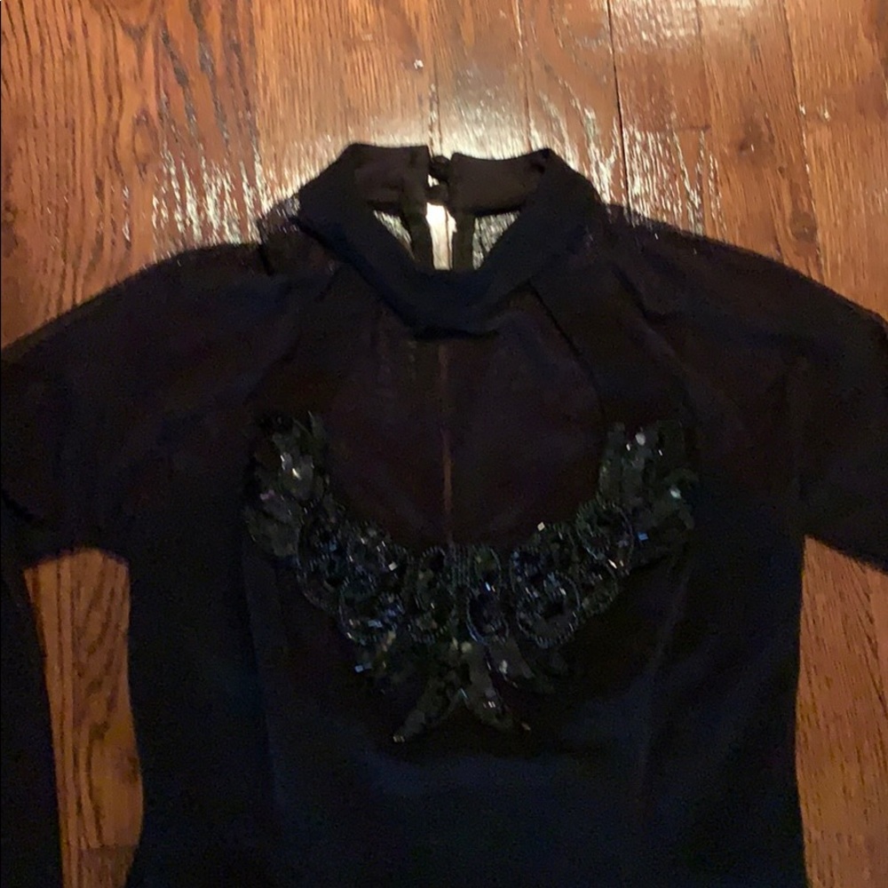 Exquisite Mother of the groom black dress